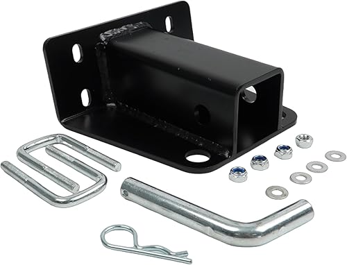 Miniatura 3 de DVPARTS Enganche receptor trasero de 2 pulgadas, montaje de enganche de remolque pesado compatible con Kawasaki Mule 600 610 SX (KAF400) UTV