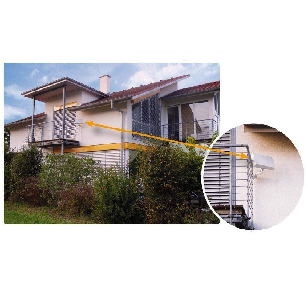 Selfsat H30 D2 Antenna piatta con 2 uscite, colore: bianco