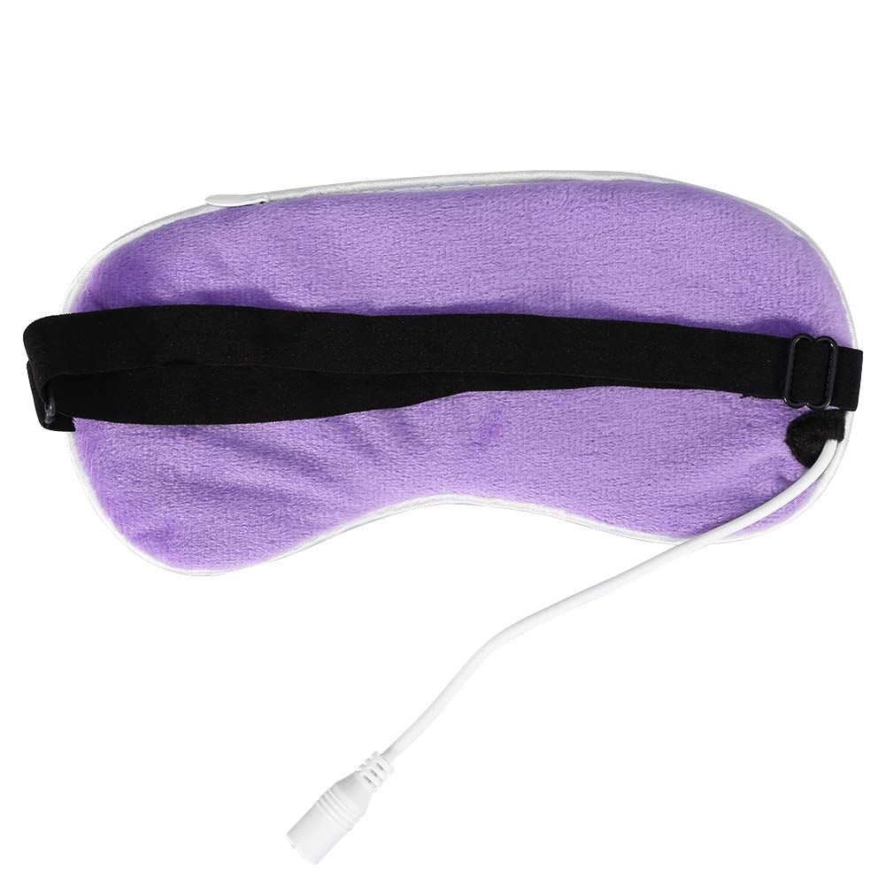 Maschera Riscaldata UNCN Per Occhi Secchi – Elettrica USB, 3 Temperature, 4 Timer, Copertura 3D Lavabile (Grigio) - 4