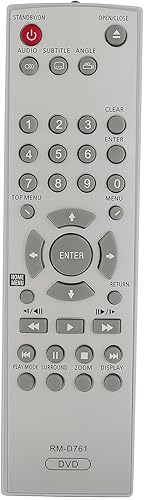 Miniatura 2 de Mando a distancia universal de repuesto compatible con reproductor de DVD Pioneer DV-400V DV-400V-G DV-410 DV-410V DV-420 DV-420V DV-463 DV-464
