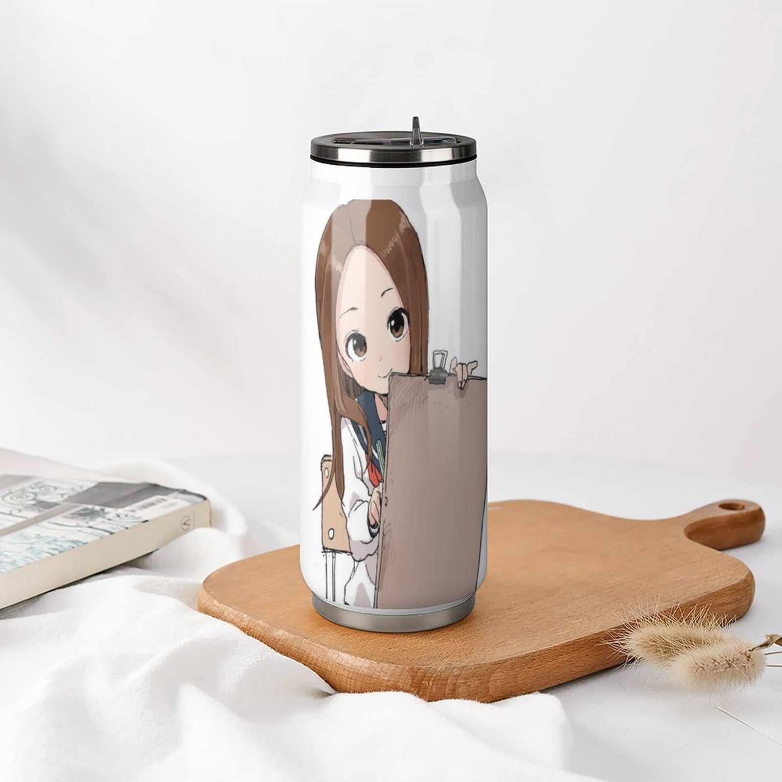 Amazon | からかい上手の高木さん 水筒 魔法瓶 直飲み マグボトル