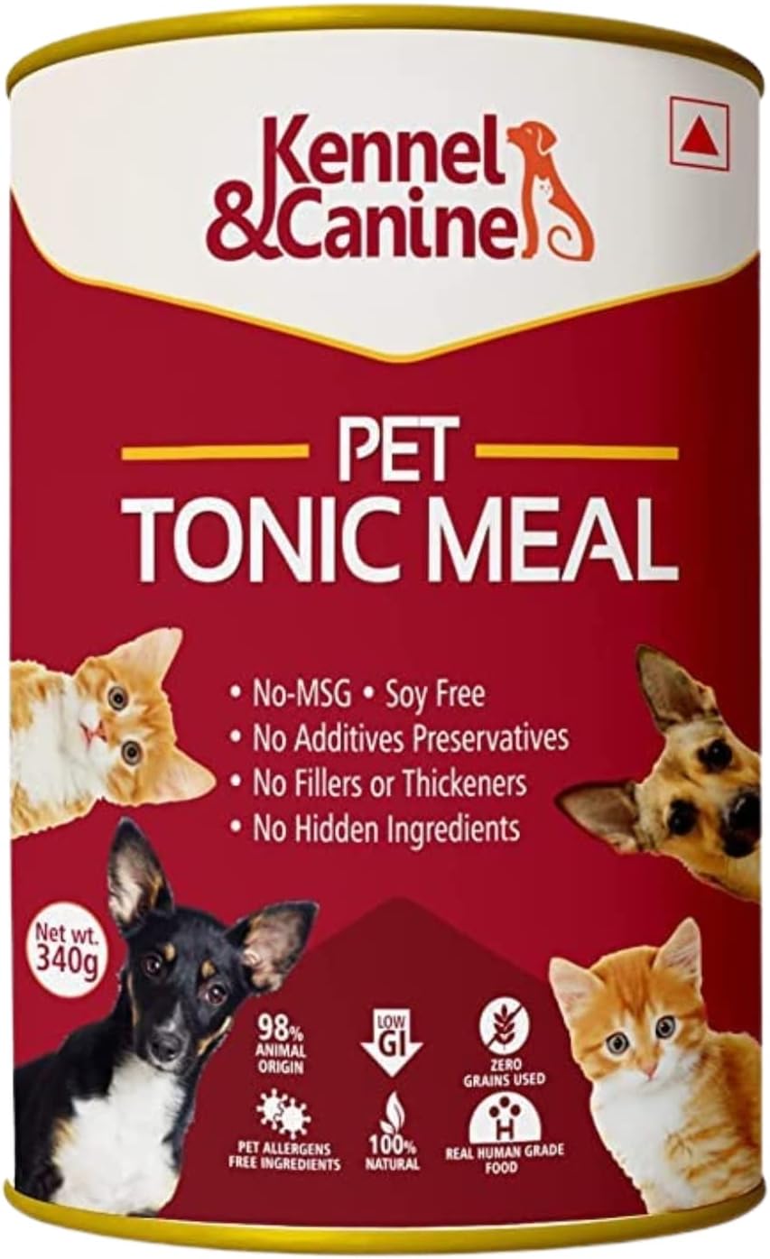 KENNEL & CANINEPet Tonic Meal for Cats & Dogs with High Nutritional Value Thickeners | No Additive Or Preservatives | Without Hidden Ingredients | (Pack of 2)