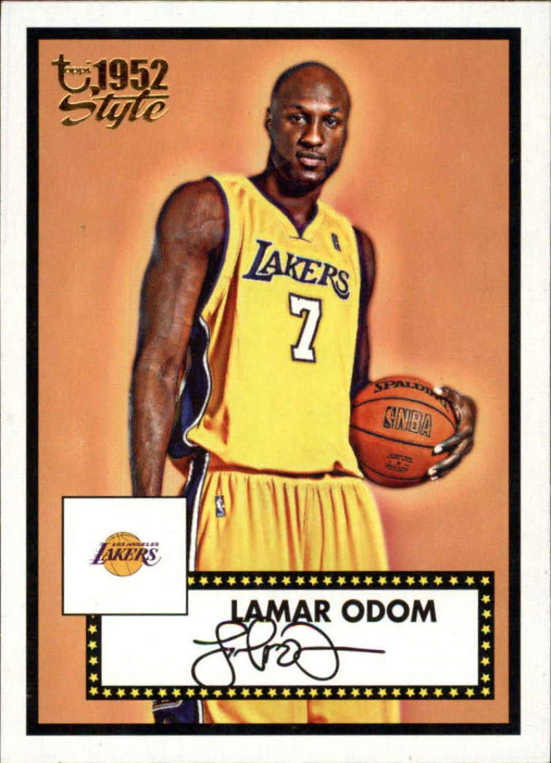 Amazon.com: 2005-06 Topps Style 1952 Basketball #49 Lamar Odom Los
