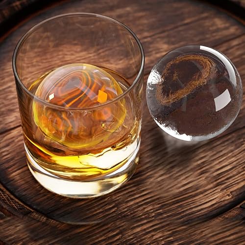 Miniatura 7 de Fabricante de cubitos de hielo con forma de calavera bandeja de cubitos de hielo transparente - 3D Skull Big Ice Ball Maker - Cubos de hielo para