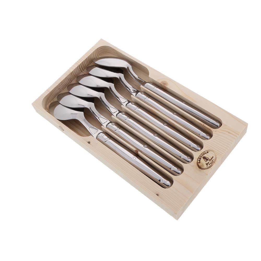 Cuillères Laguiole inox premium : coffret d'orfèvrerie de table