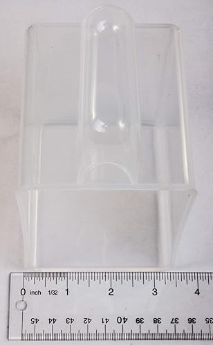 Miniatura 4 de Omega 8006 Juego de cuencos de repuesto para exprimidores, colección de pulpa y jugo, recipientes de plástico transparentes (2 cuencos rectangulares)