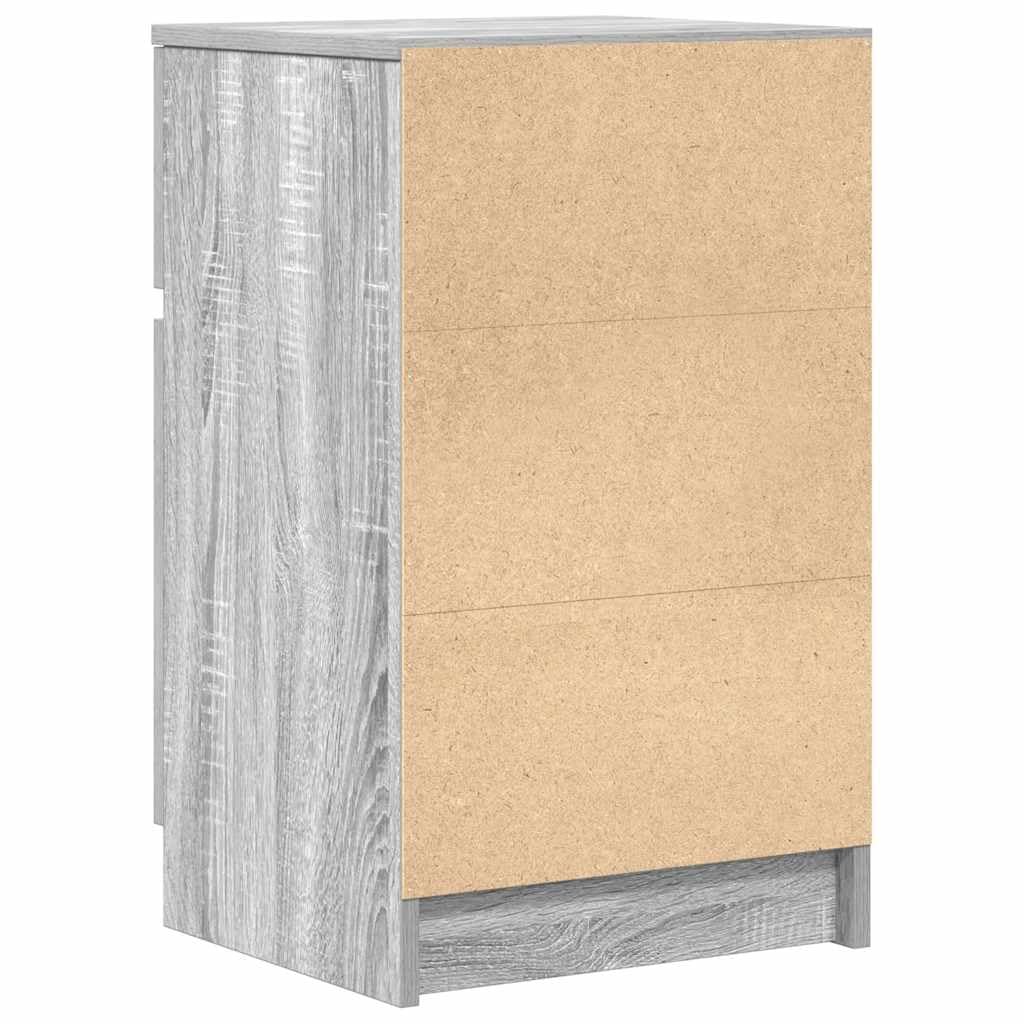 Stilvoller Nachttisch aus Holzwerkstoff mit reichlich Stauraum, robuster Platte und feuchtigkeitsbeständiger Oberfläche für Schlafzimmer und Wohnbereich