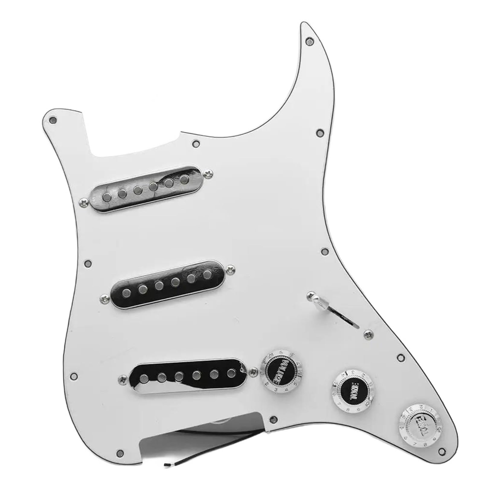 Pickguard Załadowany Do Gitary Przetworniki Do Gitary Elektrycznej Chromowane