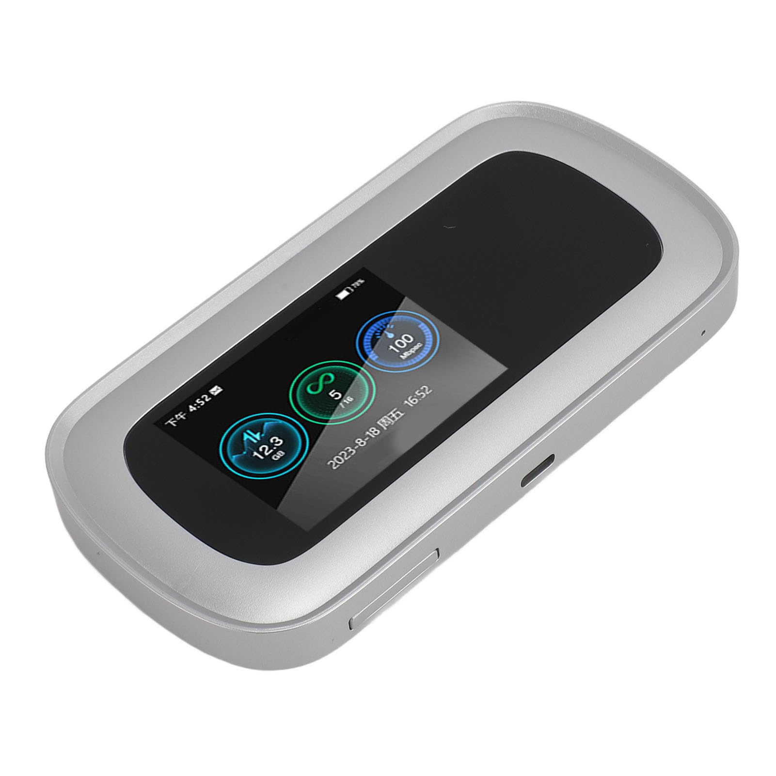 Zunate Router WiFi 6 con Slot per Scheda SIM, Router 5G Modem WiFi-6 e Power Bank 10000mAh, Hotspot Mobile WiFi Portatile 4G LTE, Dual Band Sbloccato, per Router Internet Wireless