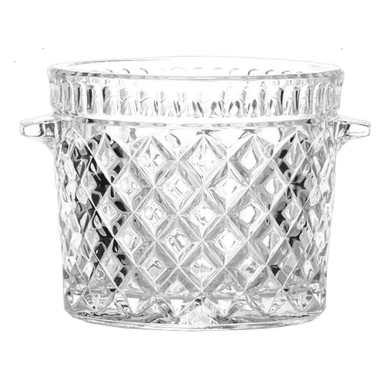 Cubiteras Cubo Enfriador Cubo De Hielo De Vidrio Cubo De Champán Portátil Cubo De Bebidas Actividades De Fiesta Y Camping Champán Cubeta de Hielo