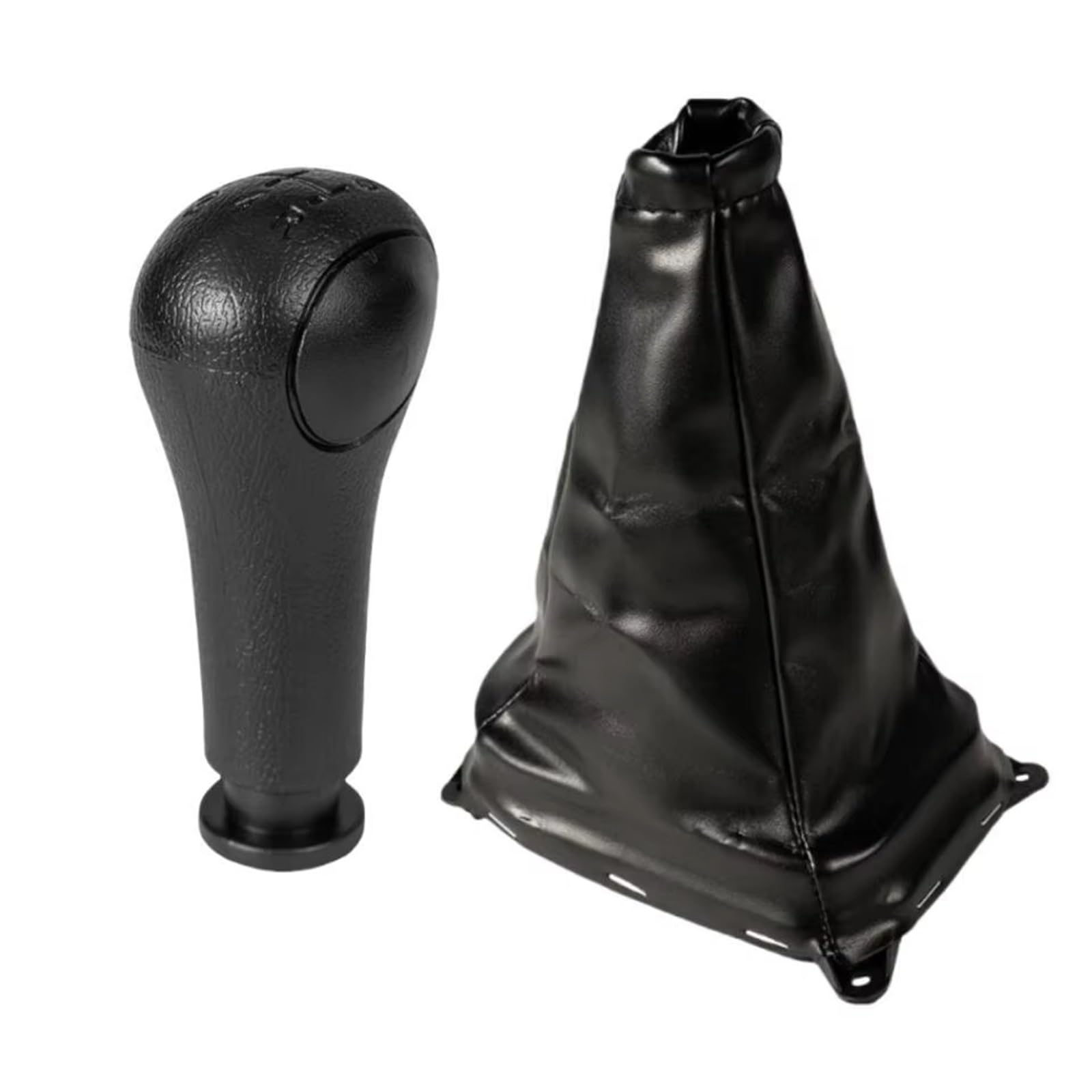 Wsbojxth One Color Gear Stick Compatible With Chery For Qq Manual Gear Shift Knob Lever Shifter Hand Speed Knob Gaiter Boot Cover(2Pcs)