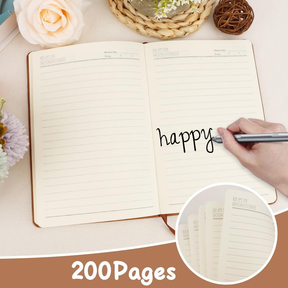 Father's Day Gifts for Son from Mom and Dad,Fathers Day Graduation Birthday Christmas Valentines Valentine's Inspiration Wedding Mother to Son Gifts,Brown Leather Journal Notebooks,Mens Journal - Image 5