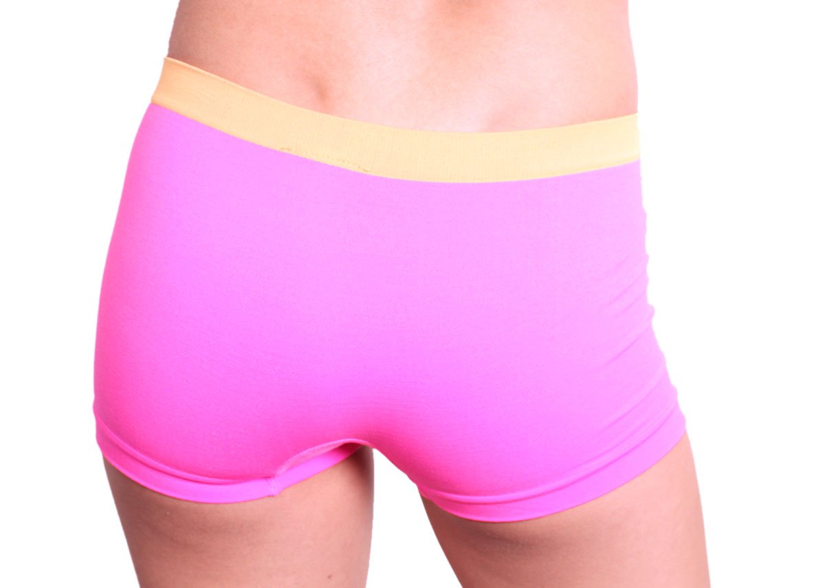 Dona Michi Women's Sexy Stretch Tight Yoga Seamless Beach/Bike Exercise Boy Shorts