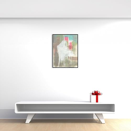 Miniatura 5 de Amanti Art Lienzo enmarcado para pared, 30 x 23 pulgadas, diseño retro Splash II de Jennifer Goldberger, lienzo enmarcado para pared, obras de arte