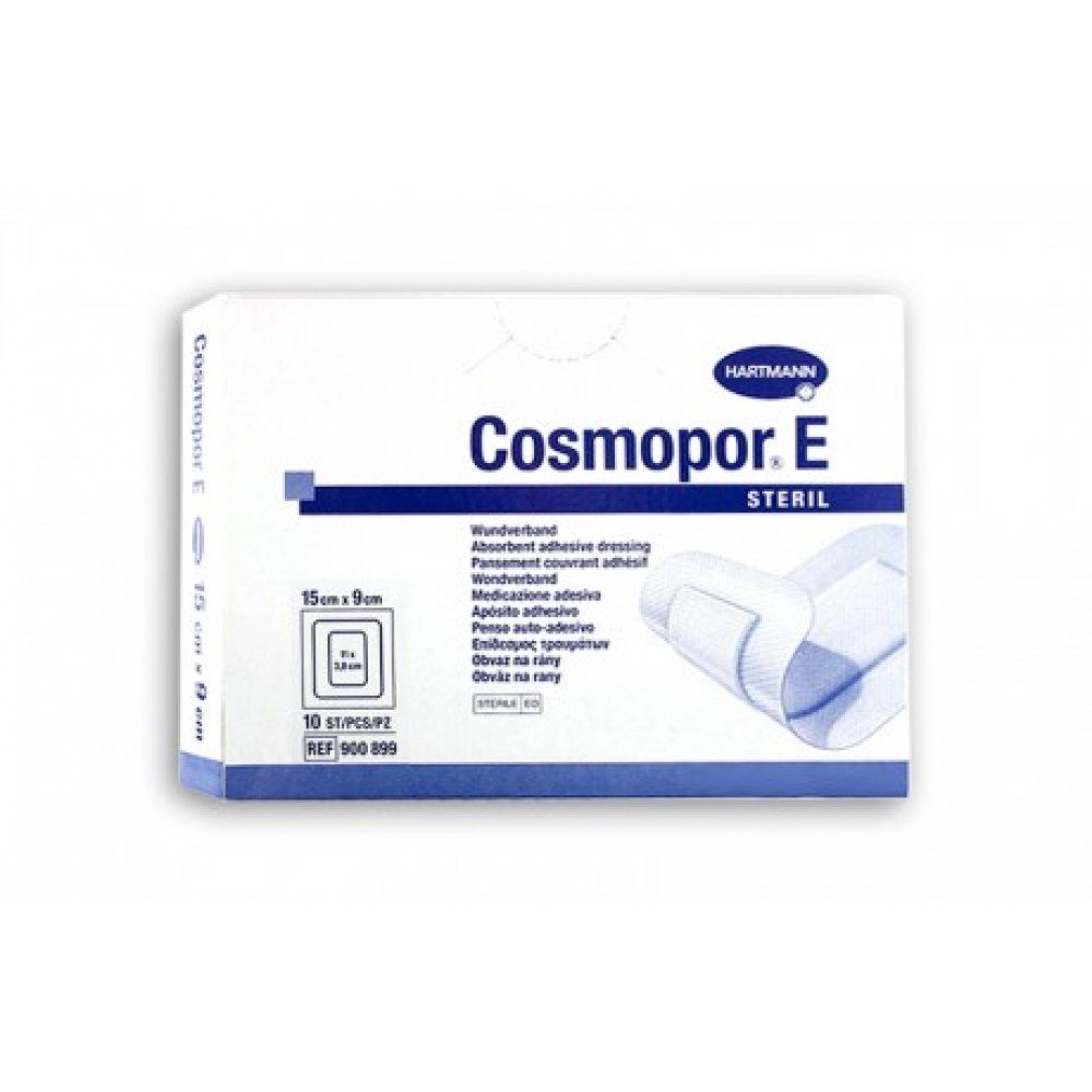 Cosmopor And Adhesive Plaster Nonwoven 15x9cm 10pezzi