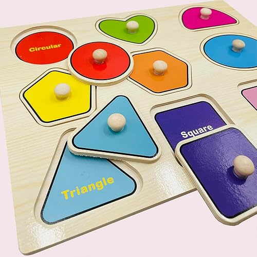 Miniatura 4 de Rompecabezas de madera para niños pequeños de 3 a 5 años, juguetes Montessori para niños de 3 a 5 años, juguetes educativos para niños de 3 a 4