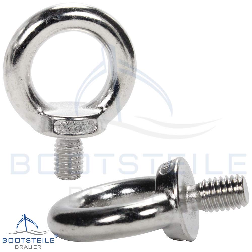 Ringschraube, gegossen, DIN 580 -M12-100 Stück - A2