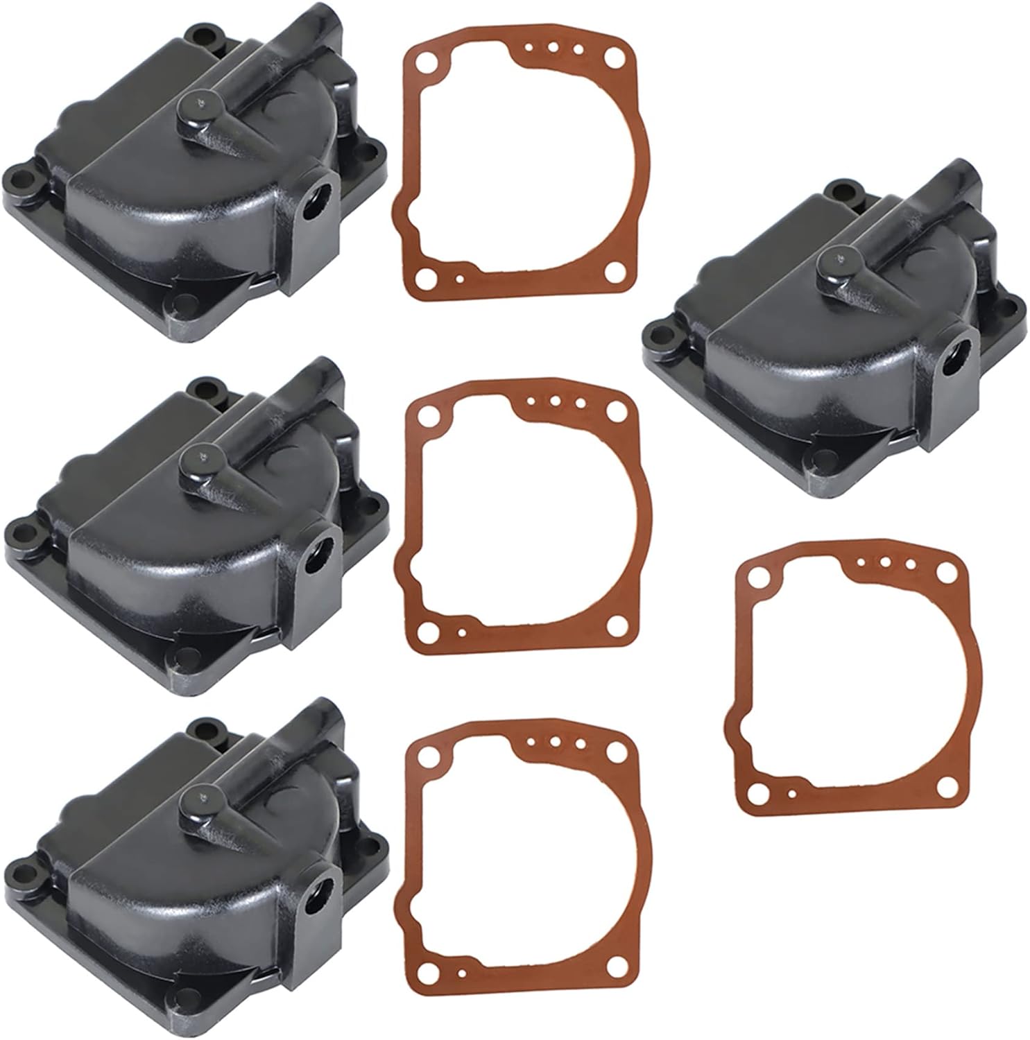 waltyotur 4 Pcs Carburetor Float Chamber Carb Bowl with