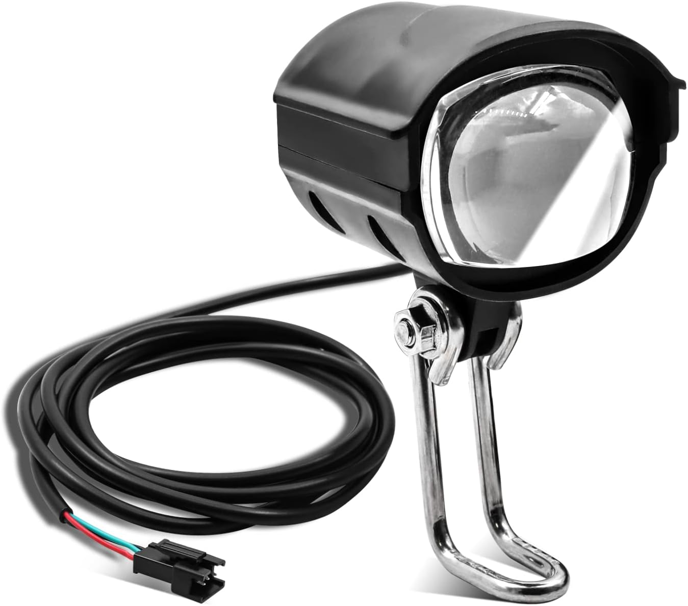 Ygmylandbb EBike Light, 2in1 Electric Horn and White
