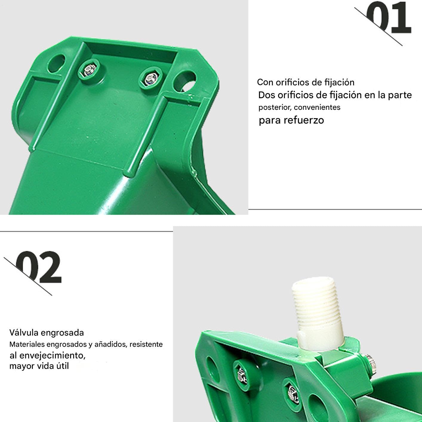 Bebedero para Cabras,Bebedero Automático para Equinos - Dispensador De Agua para Ovejas Tanque De 500ml Fuente para Granja Perros Gallinas Ganado Corral