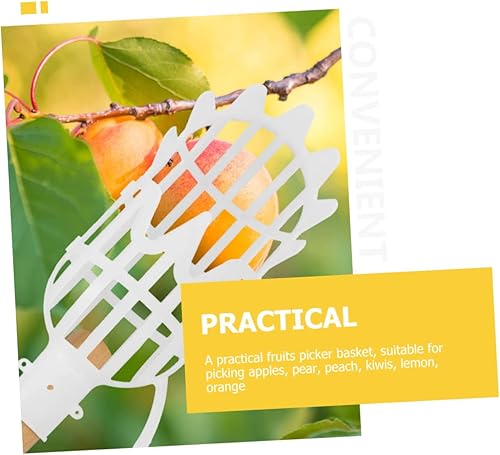 Miniatura 3 de Cesta recogedora de frutas, 2 unidades, cesta de herramientas para recolección de frutas, cosechadoras de frutas, recogedor de frutas, contenedor de