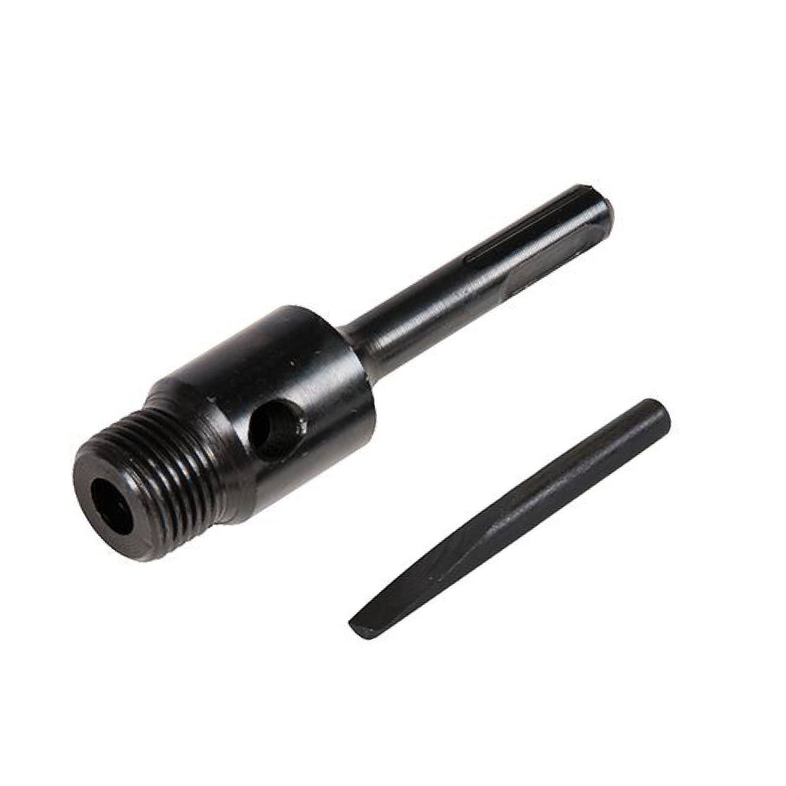 SDS Plus Core Drill Arbor 100mm Adaptor & Ejector Drift fits TCT & Diamond Cores