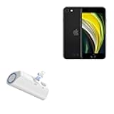 BoxWave Power Bank Compatible with Apple iPhone SE (2020) - MagnetoBoost Rejuva PowerPack (18W), Portable 3000mAh Back Up Battery Power Bank - Winter White