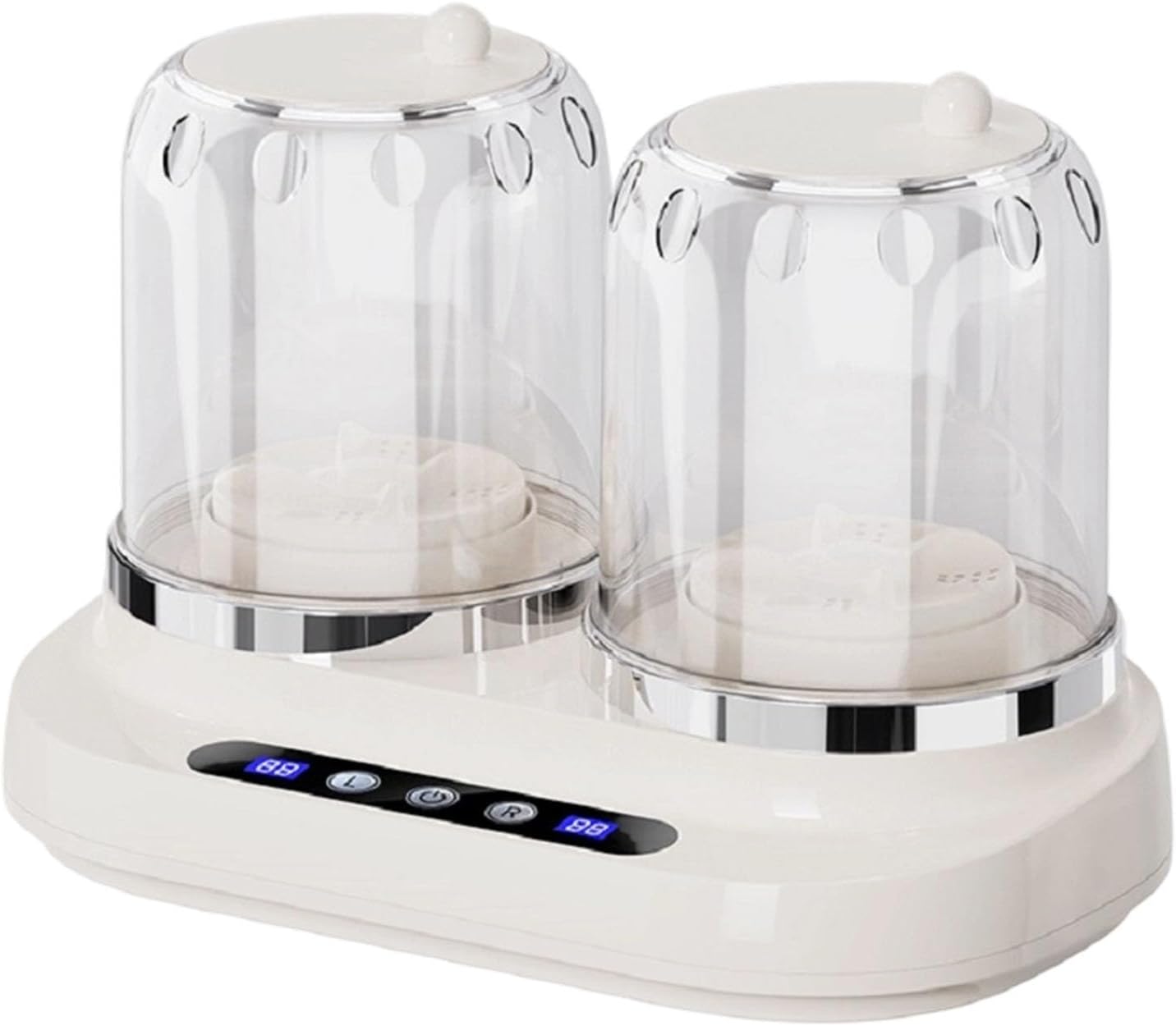 2L Twin Chamber Washing Cup Double Motor Systems Texture Suitable for Efficient Clothes Separation Tiny Twin Tub Washer