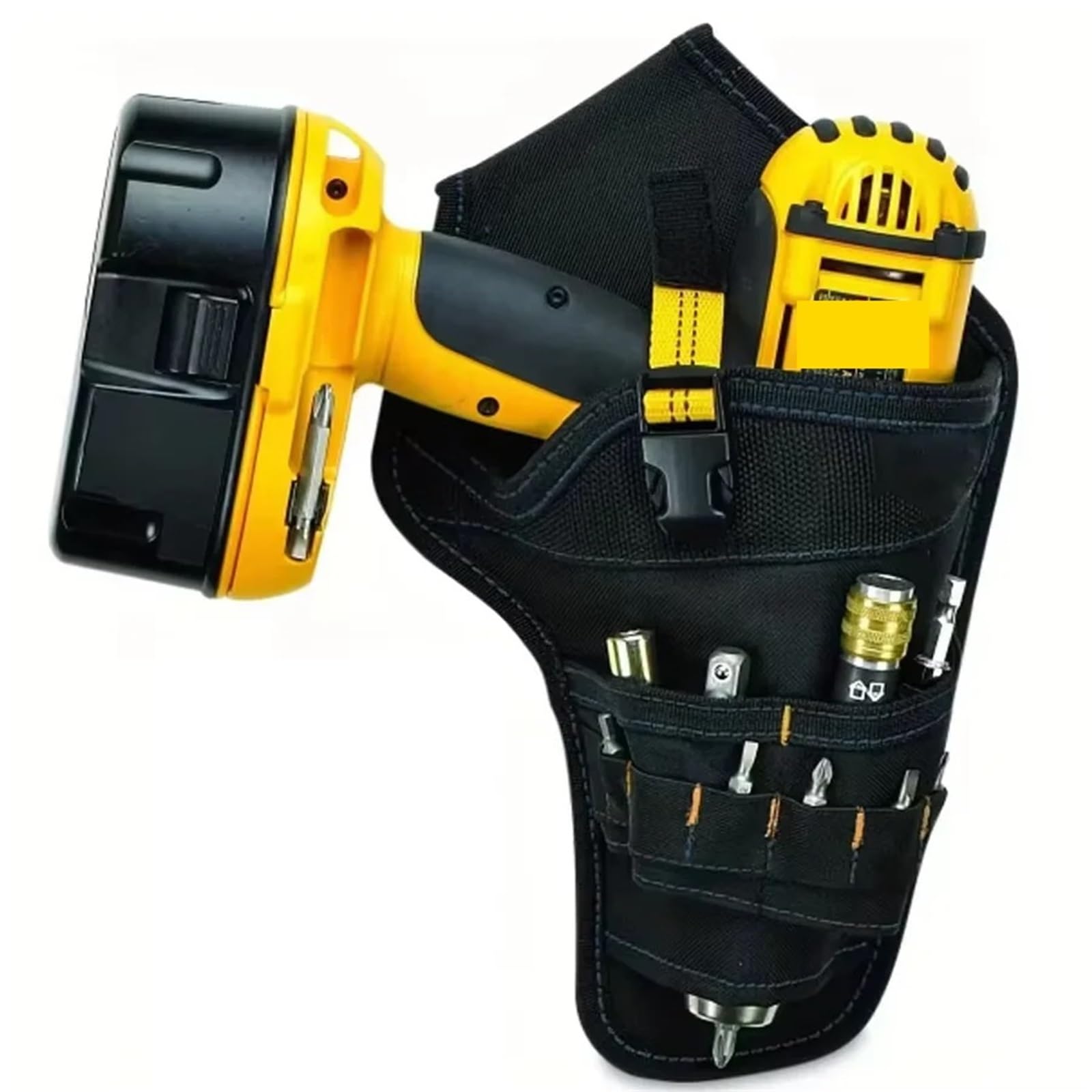 Pochettes pour Ceinture à Outils, Étui de perceuse Multifonctionnel, Sac à Outils de Taille, Puissance sans Fil for clé, Marteau, Tournevis