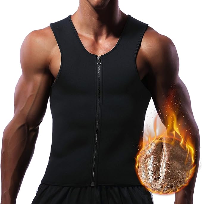 neoprene sauna vest head fitness