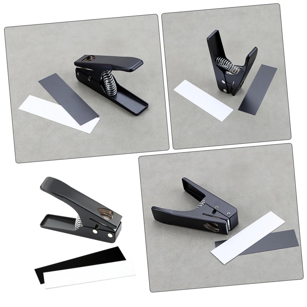 Beaupretty Punzone per Plettro Chitarra Professionale Nero Taglierina Portatile per Creare Plettri Te Precisi per Musicisti e Appassionati Strumento Facile da Usare per DIY Guitar Maker