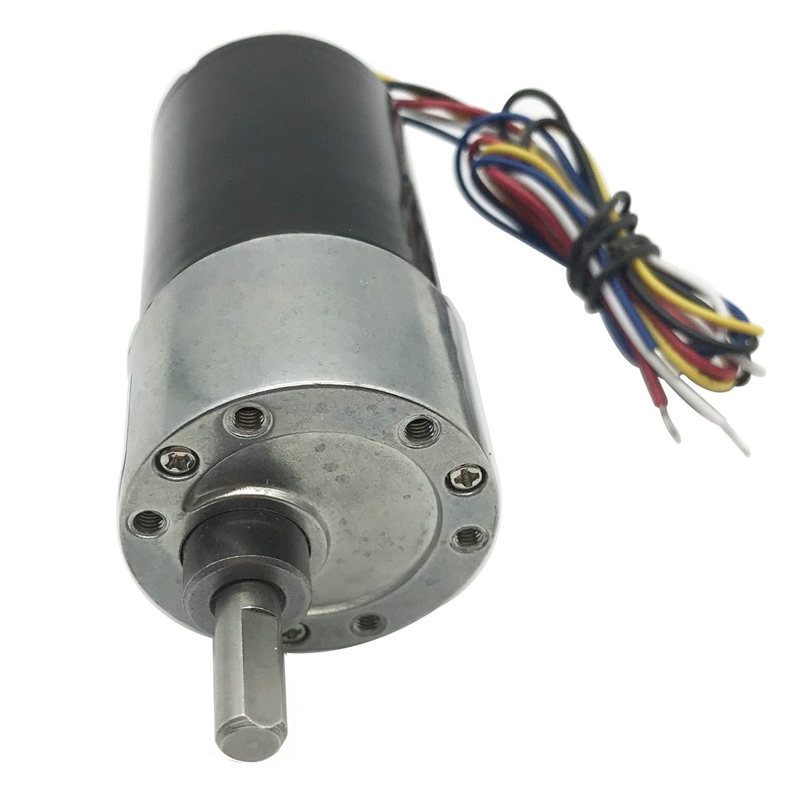 PYouo-DC silnik przekładniowy, 1 2 V, 24 V, 5-1270 obr./min, wysoki moment obrotowy 3,5 kg, bezszczotkowy silnik z metalowymi zębatkami, cichy hałas, odwrotny, długa żywotność sygnału,