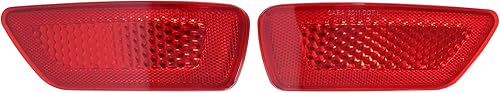 MOTOKU Lámpara de luz reflectante de parachoques trasero para Dodge Journey 2011-2020 para Jeep Grand Cherokee 2011-2021 Compass Patriot 2011-2017