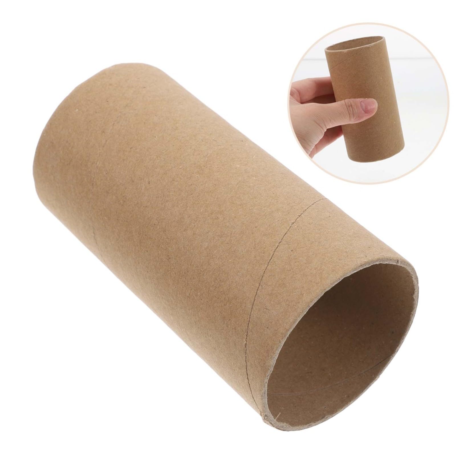 POPETPOP Tubo De Cartón Artesanal Rollo De Manualidades Para Niños 30 Piezas Color Natural Diámetro 5.2 Cm Material Papel Reciclable Jardín De Infantes Clase De Arte Manualidades