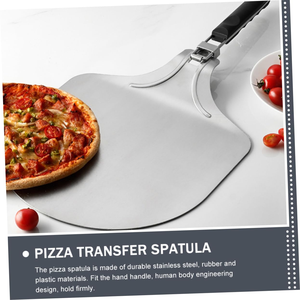 ULTECHNOVO Shovel Acier Pelle à Gâteau Pour De Pizza Outil De Cuisine Pratique Et