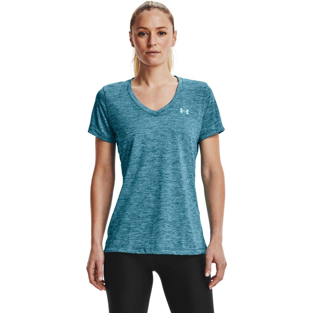 Under Armour Women's UA Tech™ Twist V-Neck Short Sleeve Tech SSV- Twist Mujer (Pack de 1) — view 87
