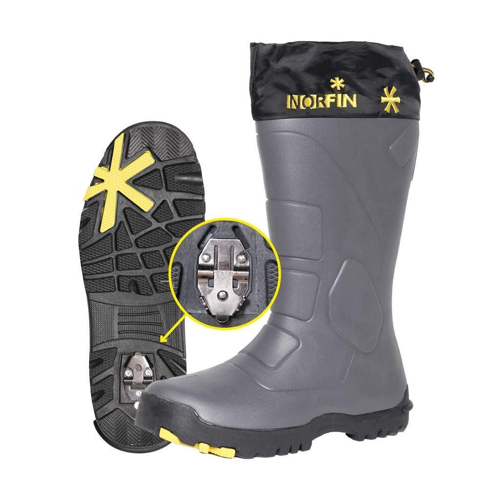 Norfin Klondaik Winter Boots for Fishing, Hunting and Hiking Anti Slip  Retractable ice Cleats for Added Safety and Protection Made of EVA