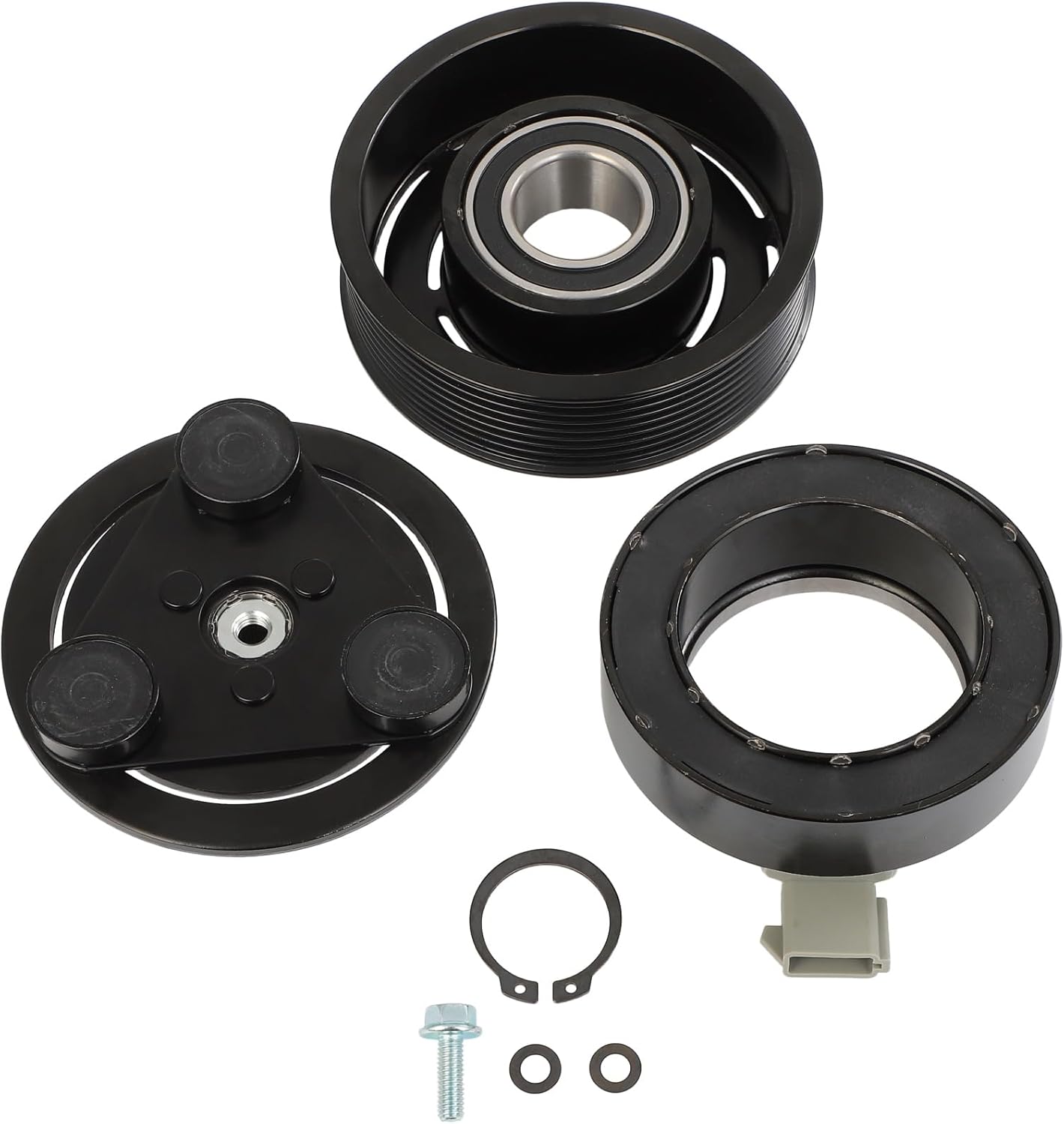 ECCPP A/C Compressor Clutch 1997-2002 for Ford E-150 E-250 Econoline 5.4L 6.8L 7.3L for Ford Expedition 4.6L Fast Cooling AC Clutch