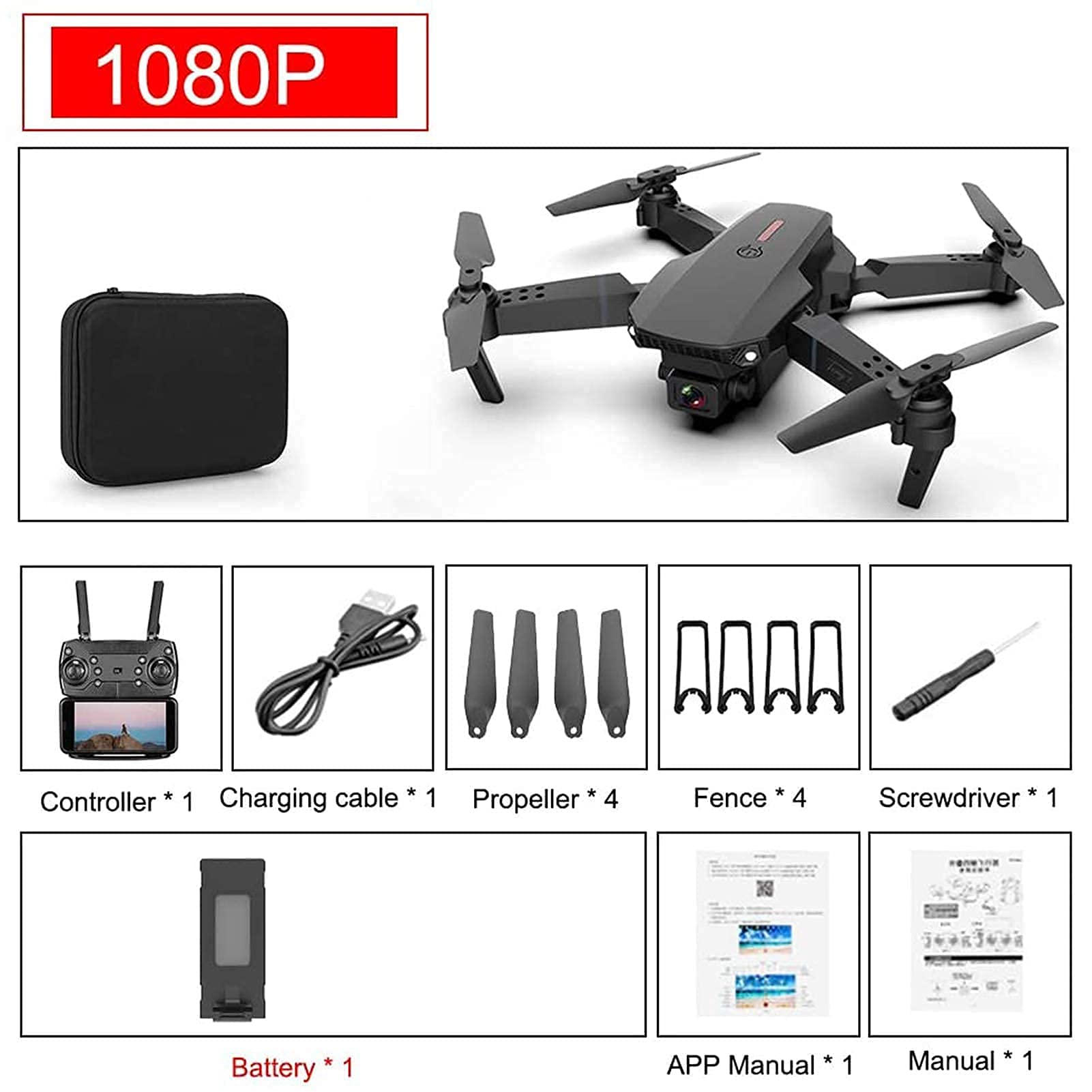 Amazon.com: Eachine E88 Pro Drone with Camera for Adults