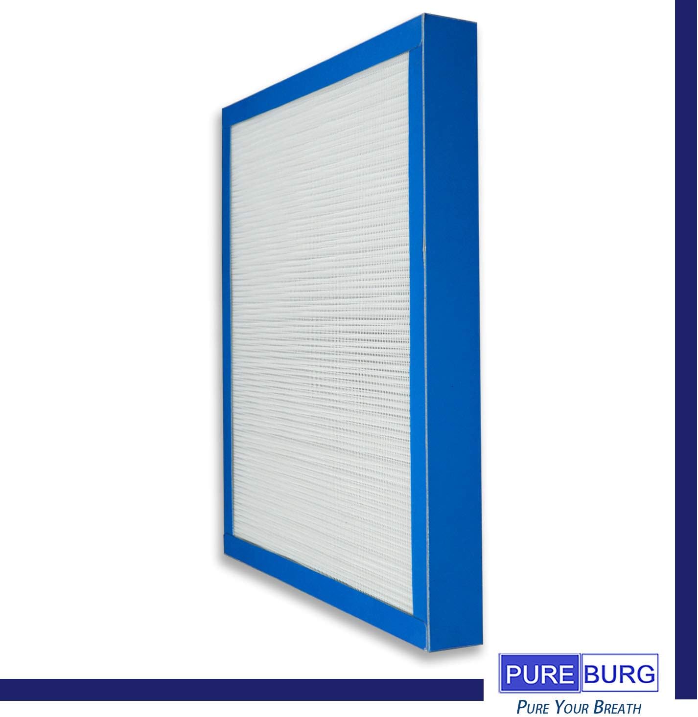 PUREBURG AF-10FL Replacement Filter Compatible with HoMedics Total Clean AF-10, AP-15, AR-10 Air Purifiers, AP-15CRF / AF-15,H13 HEPA with Activated Carbon for Dust, Odor,