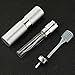 LISAPACK 8ML Atomizer Perfume Spray Bottle for Travel, Empty Refillable Cologne Dispenser, Portable Sprayer (Silver)