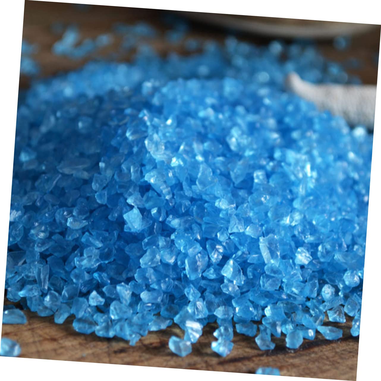 Sable DéCoratif Bleu pour Aquarium - Gravier Naturel SûR pour Poissons Sol De Bac Et Terrarium IdéAl pour DéCoration Et Entretien