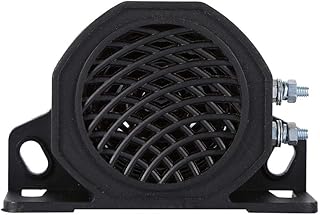 12-80V 15W 105DB Universal Backup Reverse Beeper, Warning Alarm Car Truck, Vehicle Alarming Horn Black