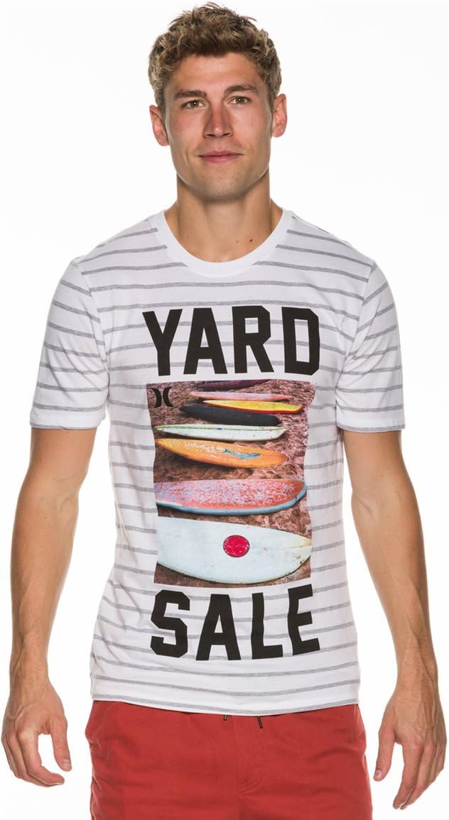 Hurley Men's Yard Sale Striblendpe Premium Short Sleeve T-Shirt