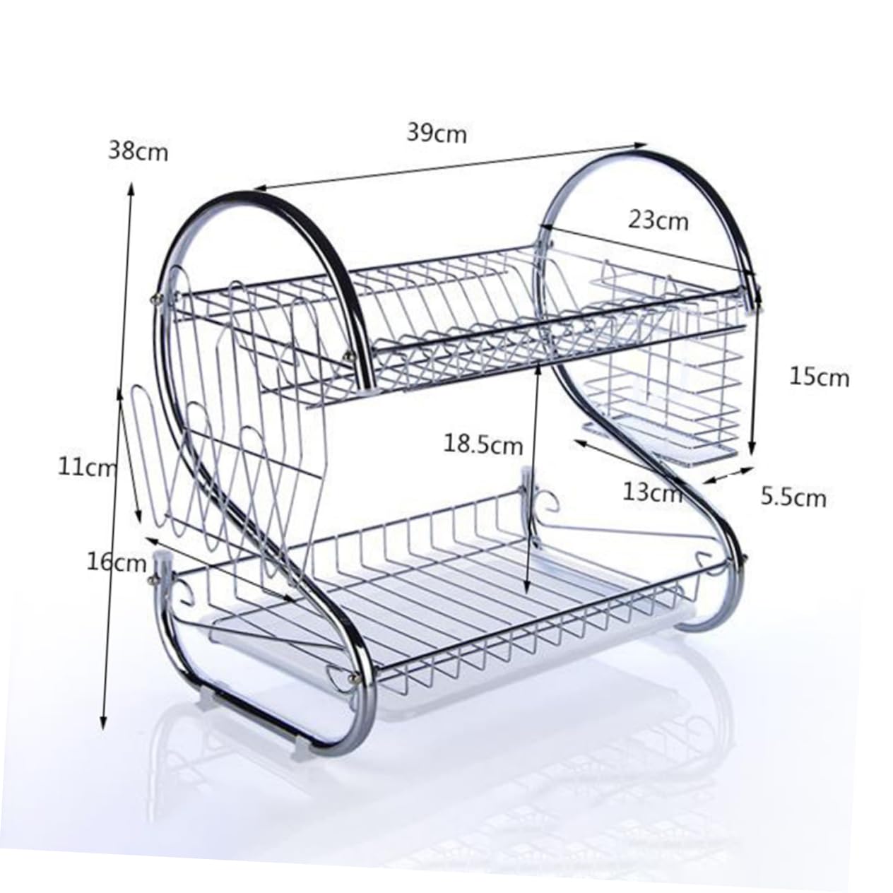 ABOOFAN Rejilla Para Platos Inoxidable Organizador De De Limpiar (escurre Platos)