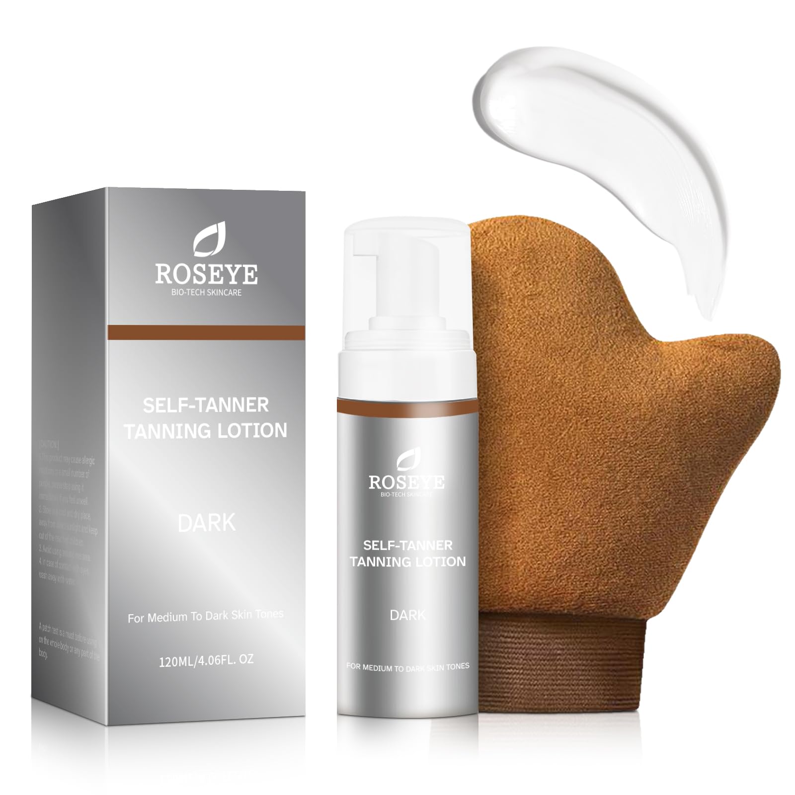 Self Tanner Tanning Lotion for Natural Glow - Lightweight, Streak-Free Sunless Tan with Aloe Vera & Coconut Oil, Quick-Dry Moisturizing Formula for