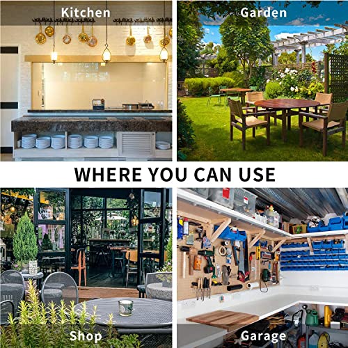 Axe Sickle Black 100Pcs 1 Inch Metal Cup Hook Mini Screw Hook for Hanging - Image 7