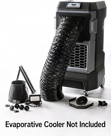 Portacool VortexTM Precision Cooling Kit with Light | For use with APEX 700 Portable Evaporative Cooler; Targeted Cooling Where it Matters Most
