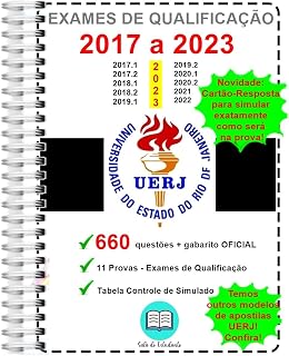 Uerj 660 questões Provas 2017 a 2023 + gabarito OFICIAL