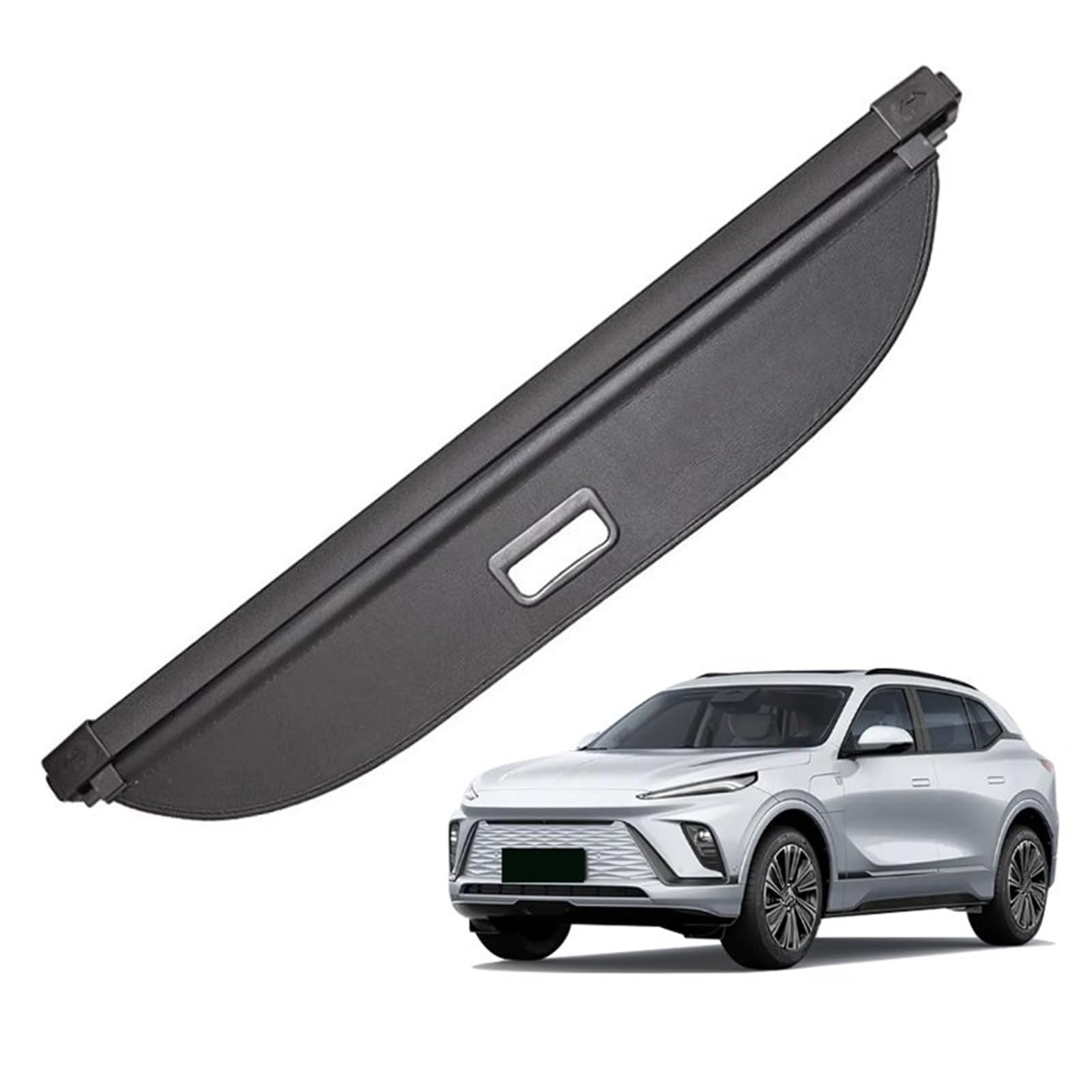 Versenkbare Trunk Cargo Abdeckung Privatsphäre Hinten Abschirmung Schatten Auto Zubehör Für Buick Für Electra Für E5 2023 Gepäckraumabdeckung